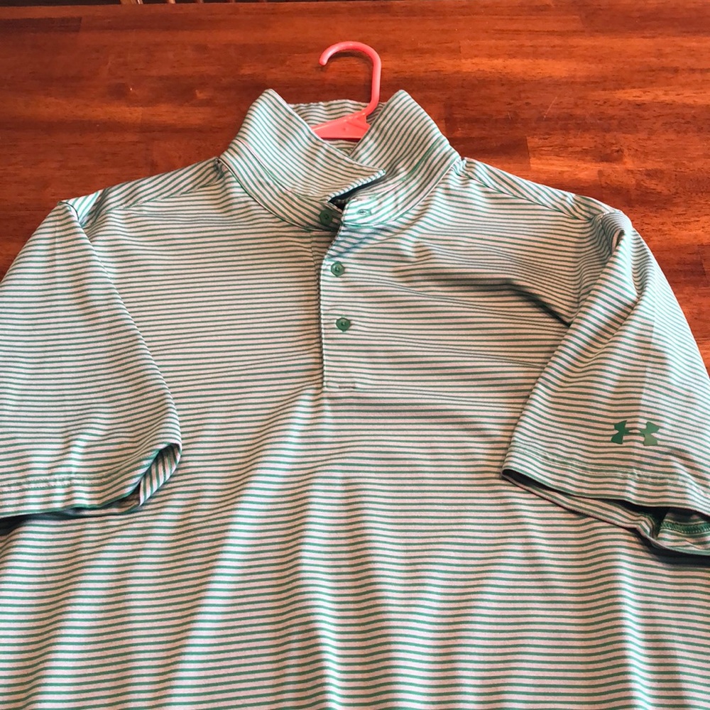 Under Armour Green Golf Polo